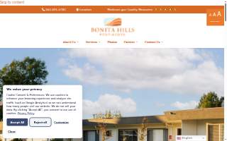 Bonita Hills Post Acute website