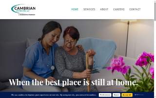 Cambrian Homecare website