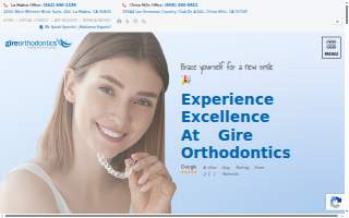 Gire Orthodontics website