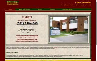 Harris Marriage & Family Therapy website