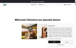 Kruse Feed & Supply website