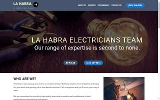 La Habra Electricians Team website