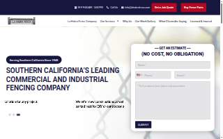 La Habra Fence Company website
