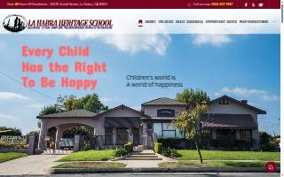 La Habra Heritage School website