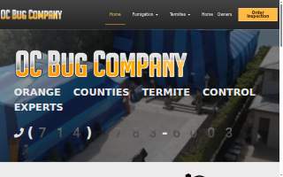 OC Bug Company website