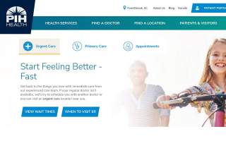 PIH Health Dermatology La Mirada website