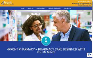 4front Rx Pharmacy website