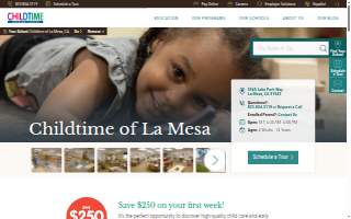 Childtime of La Mesa website