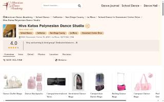 Hiva Katoa Polynesian Dance Studio website
