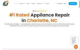 SmartFix Appliances website