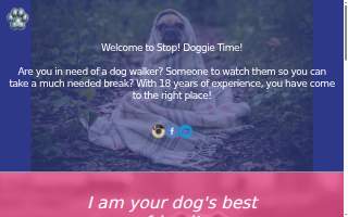 Stop! Doggie Time! website