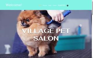 Village Pet Salon website