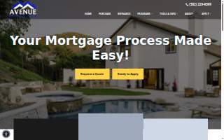 Avenue Mortgage website