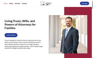 Brasov Law P.C. website
