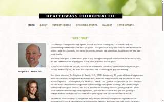 Healthways Chiropractic website