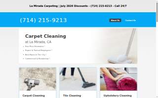 La Mirada Carpeting website