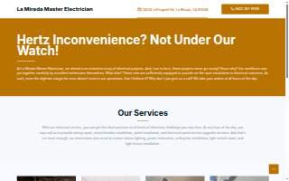 La Mirada Master Electrician website