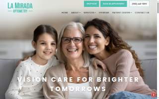 La Mirada Optometry website