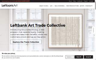 Leftbank Art website
