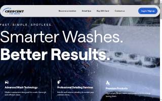 Crescent Car wash website