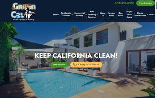 GreenCal Pressure Washing of La Palma website