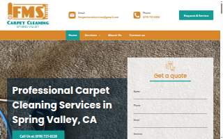 FMS Carpet Cleaning - Spring Valley website