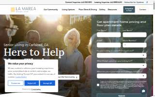 La Marea Senior Living of La Presa website
