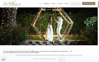 Los Willows Wedding Estate of La Presa website
