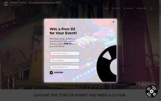 Famous DJ Agency website