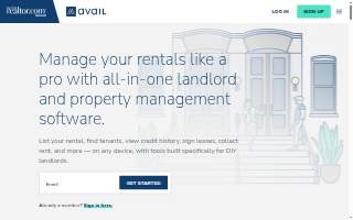 Avail Property Management website