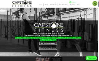 Capstone Fitness website