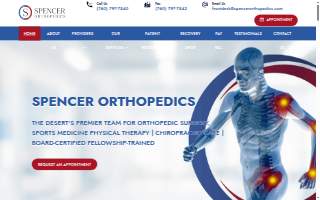 Spencer Orthopedics of La Quinta website