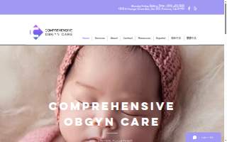 Comprehensive OBGYN Care website