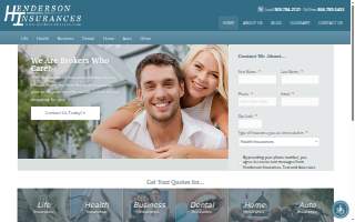 Henderson Insurance Services website