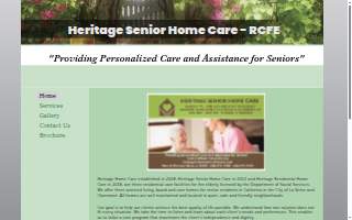 Heritage Home Care Inc website
