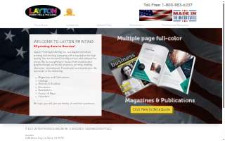 Layton Printing & Layton Notepads website