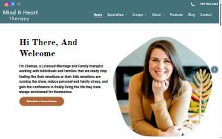 Mind & Heart Therapy website