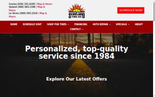 Sunland Tire of La Verne website