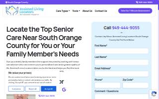 Assisted Living Locators South Orange County website