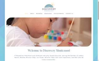 Discovery Montessori website