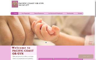 Pacific Coast OB/GYN of Ladera Ranch website