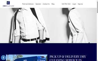 View Cleaners website
