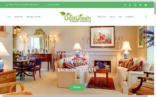 Do it Green Carpet Cleaning website