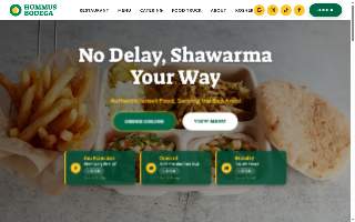 Hummus Bodega Food Truck website