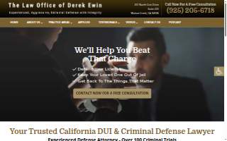 Law Office of Derek R. Ewin website