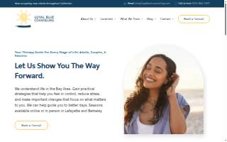 Loyal Blue Counseling website