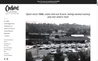 Orchard Nursery of Lafayette website