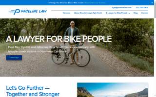Paceline Law Bicycle Injury Lawyer website