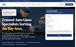 Walnut Creek Auto Glass of Lafayette website