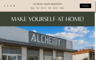 Alchemy Studios and Salon website
